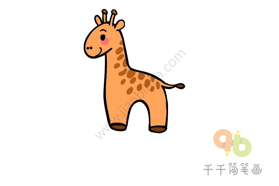 简单的小鹿简笔画