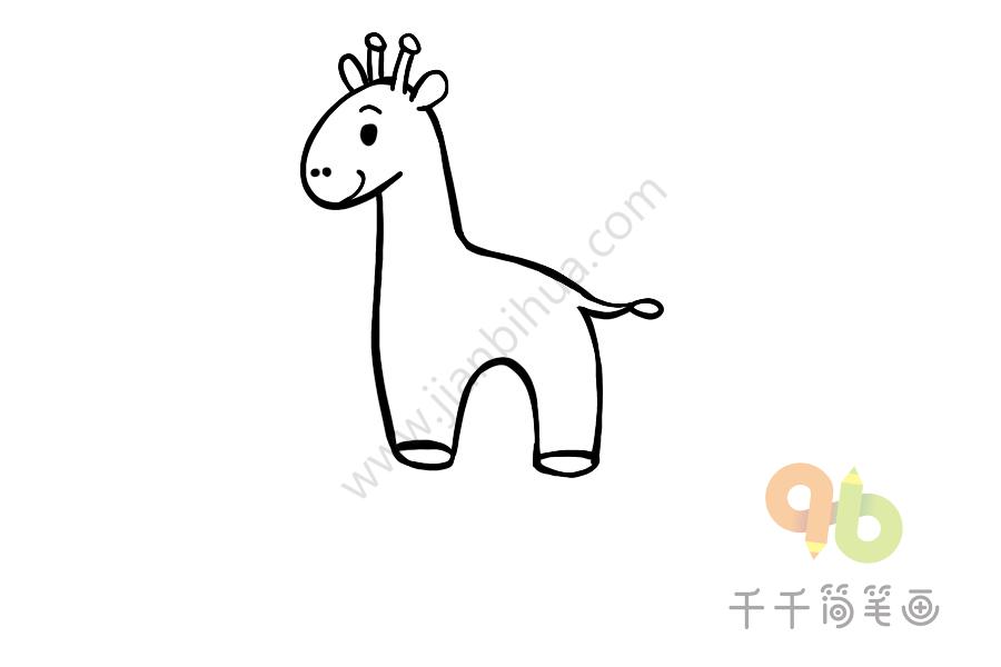 简单的小鹿简笔画