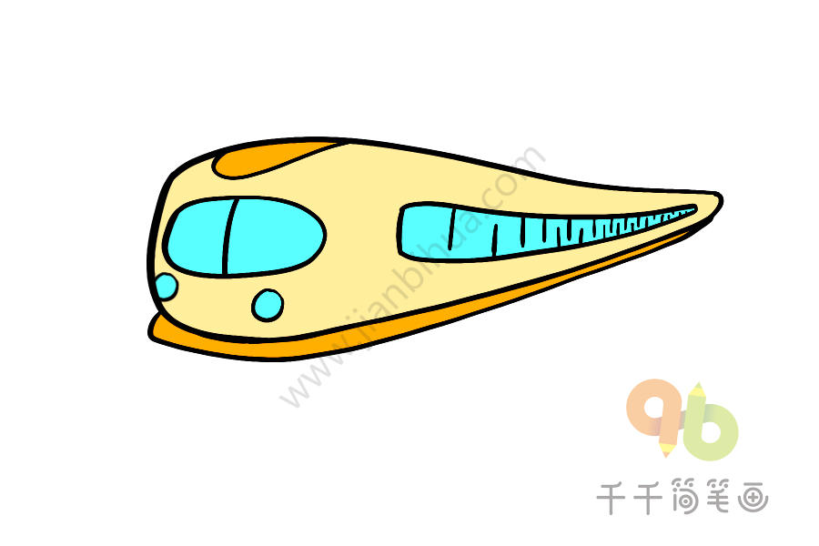 交通 火车 轻松学 和谐号简笔画步骤图  动车简笔画,动车简笔画图片