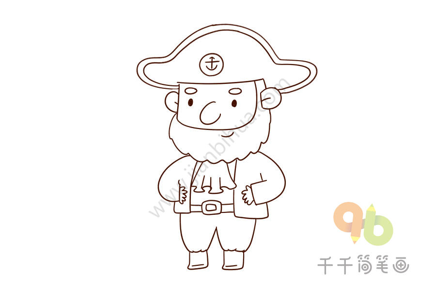航海家简笔画如何画