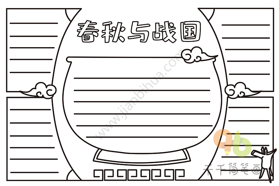 关于中国历史的手抄报,历史手抄报版面设计图,历史手抄报简单又清晰