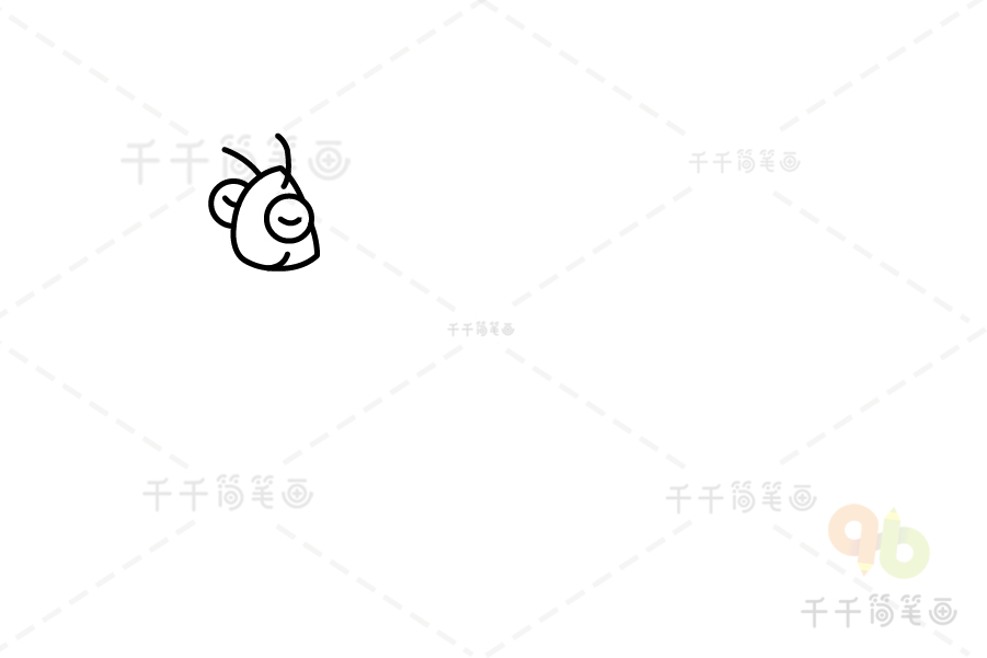 教你画屎壳郎简笔画