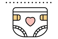 简单的宝宝纸尿裤简笔画
