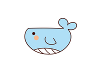                   可爱的小鲸鱼