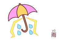 下雨简笔画教程