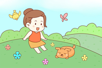春天简笔画图片,春天是播种希望的季节,一颗颗破土而出