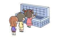                        排队洗手