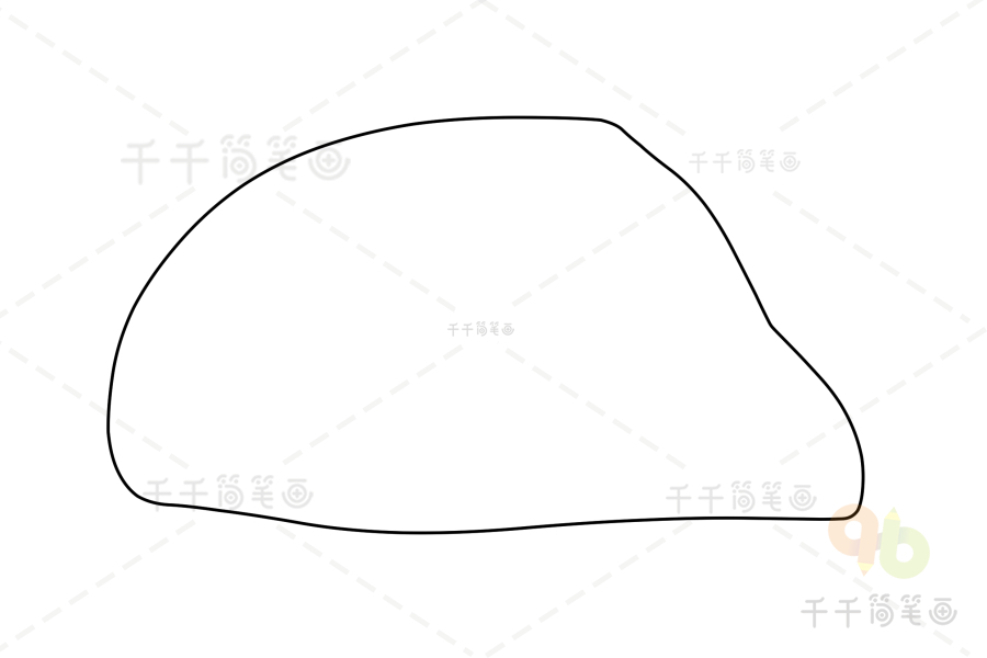 斑马贻贝简笔画