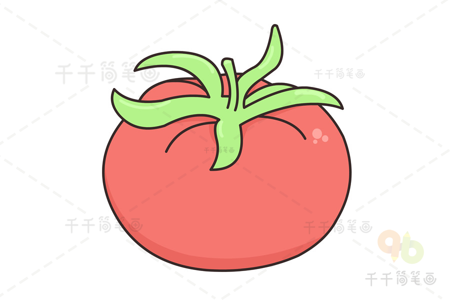番茄简笔画教程