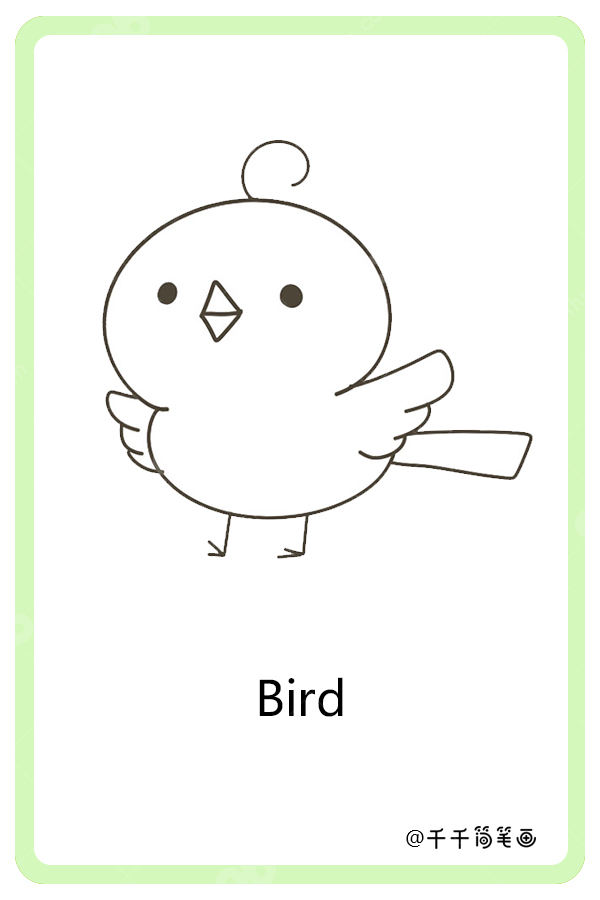 bird简笔画图片