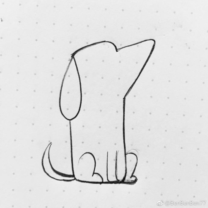 狗狗简笔画