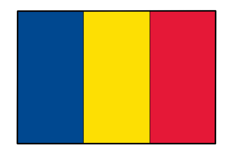 罗马尼亚国旗怎么画图片