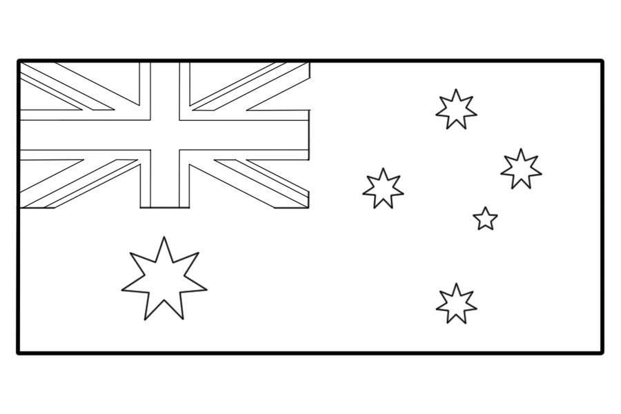 悉尼的国旗怎么画图片