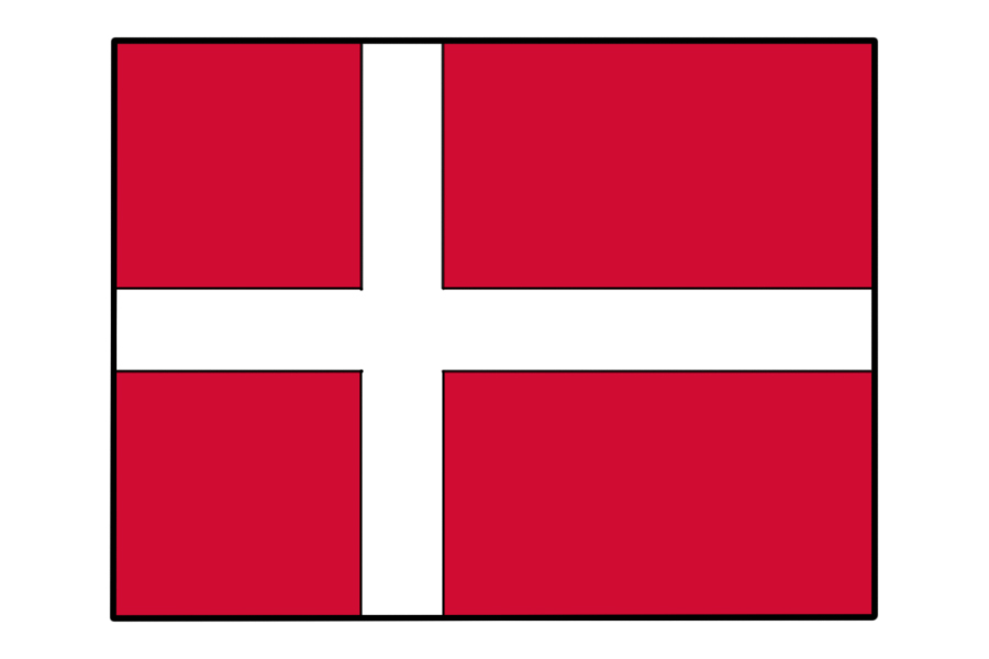 丹麦国旗图案图片