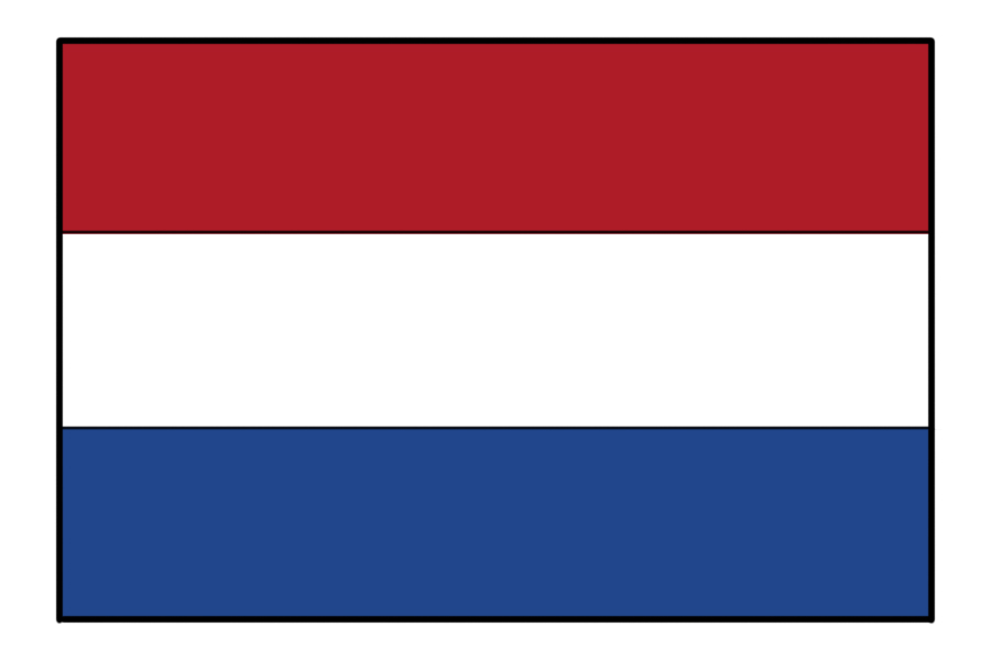 荷兰国旗表情图片