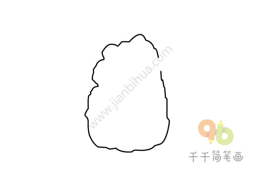 植物大战僵尸 大坚果简笔画