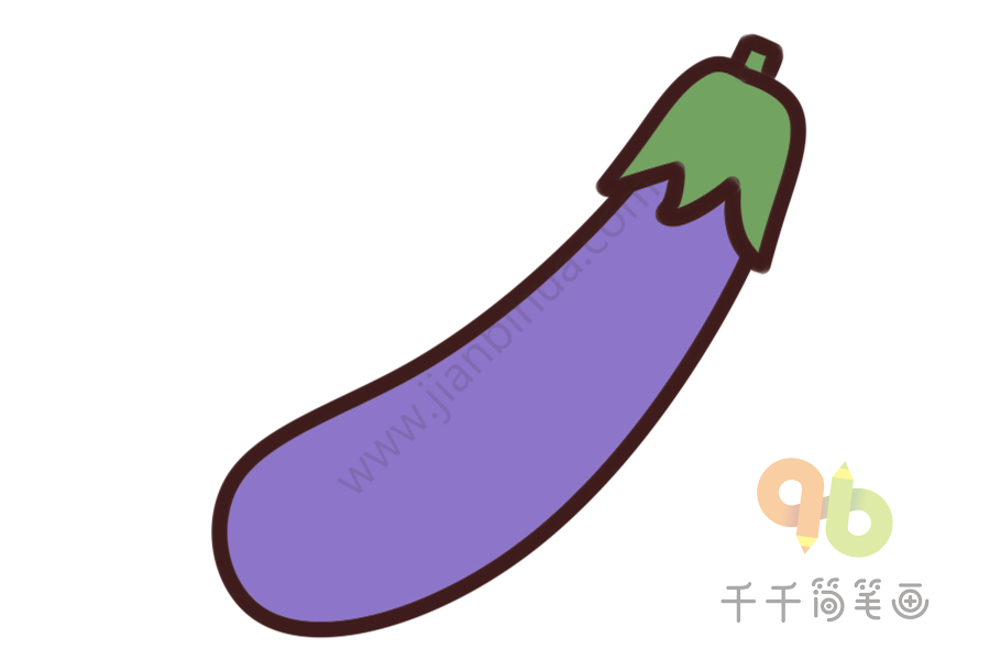 幼儿英语启蒙 认识茄子的英文单词