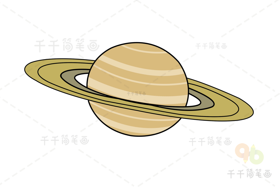 土星简笔画