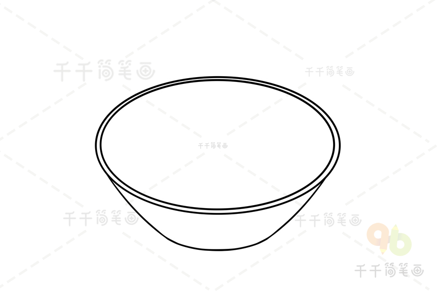 福建闽南美食 四果汤简笔画