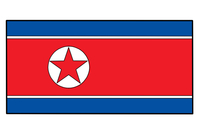 韩国国旗简笔画图片