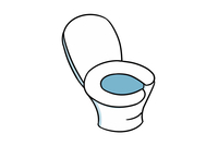 马桶简笔画