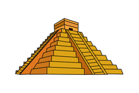 库库尔坎金字塔怎么画图片