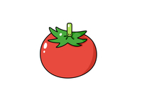 切开的番茄怎么画图片