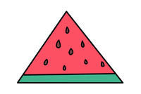 三角形物体的简笔画图片