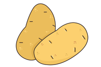 土豆的简单画法怎么画图片