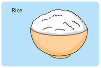 米饭画法图片