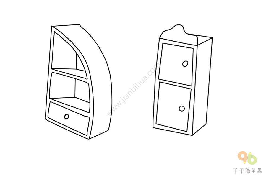 櫃子大集錦簡筆畫