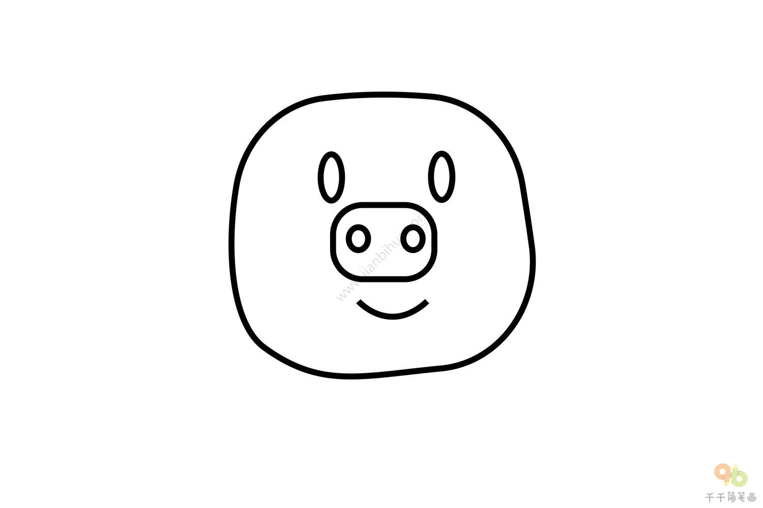 猪简笔画作品jpg图片免费下载_编号r1kehg0e1_图精灵