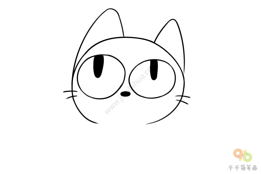 猫眼睛简笔画 动漫图片