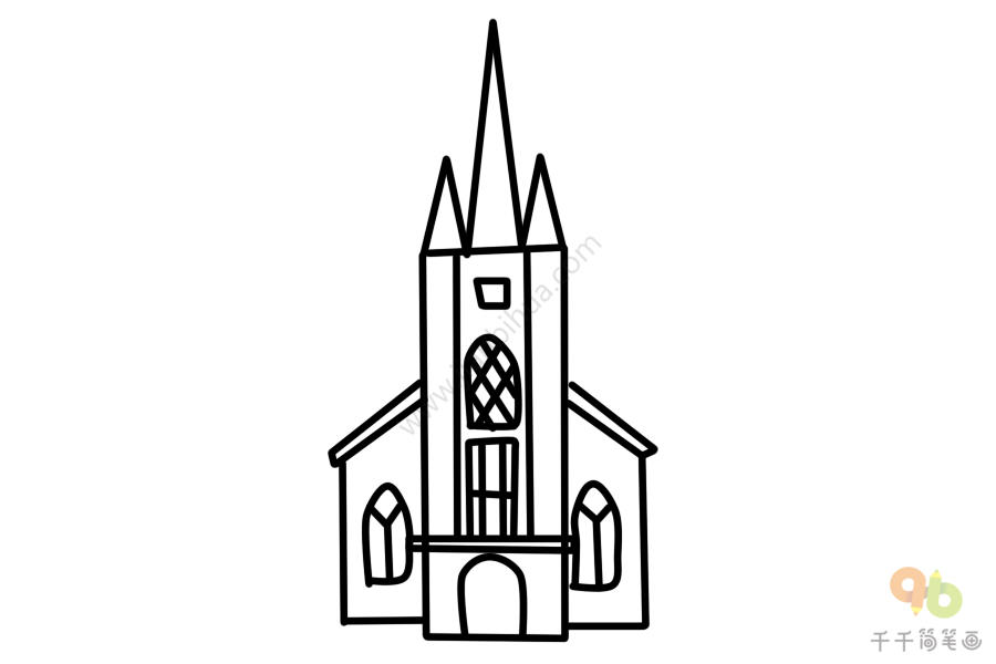 奥斯陆大教堂简笔画图片