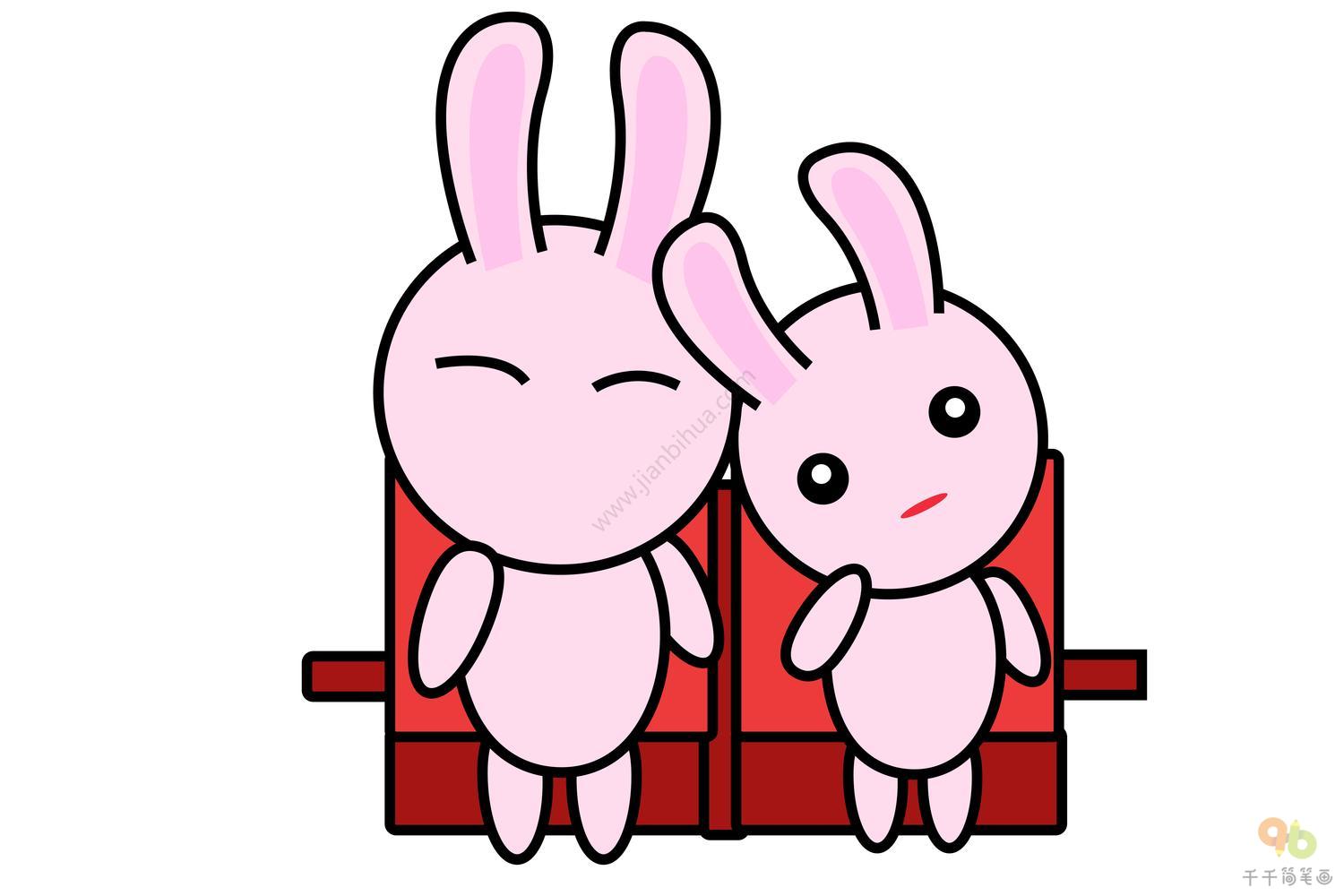 可爱兔兔设计图__动漫人物_动漫动画_设计图库_昵图网nipic.com