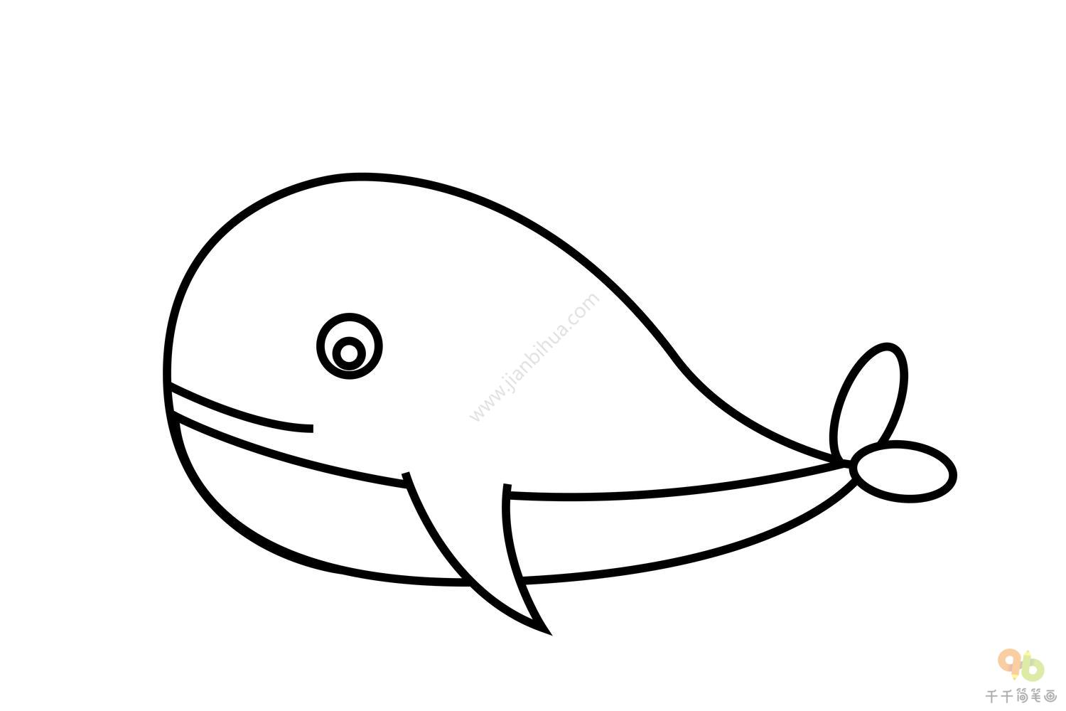 海豚简笔画步骤 - 有点网 - 好手艺