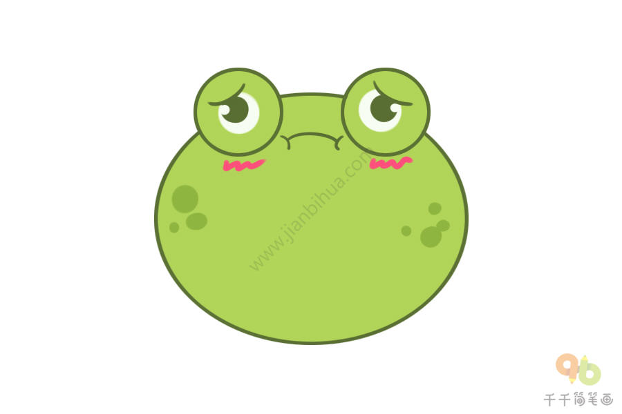 小蛙表情包怎么画图片