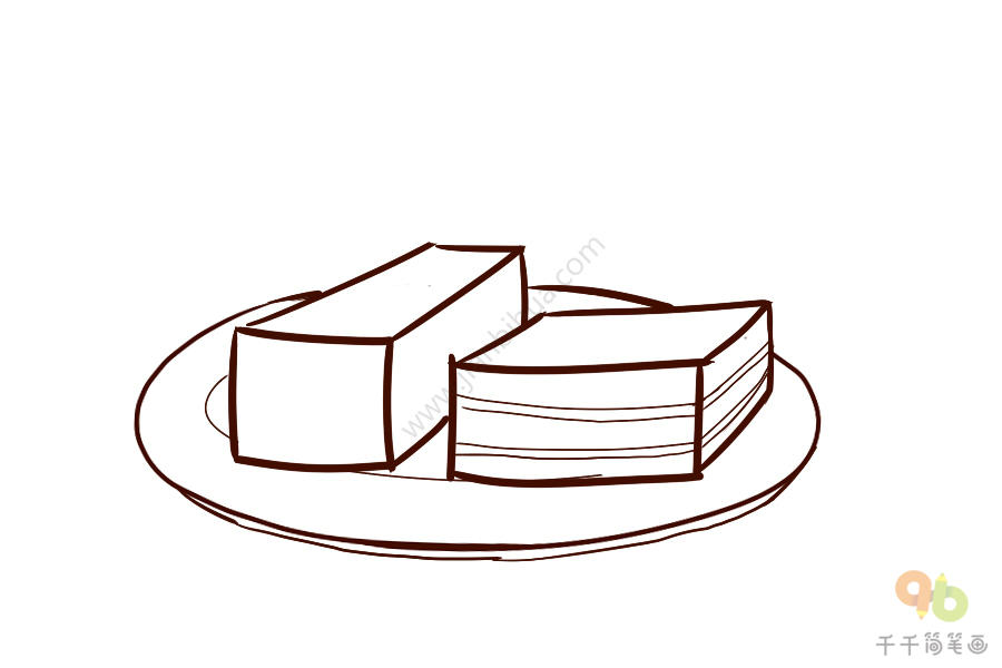 重阳糕画法图片
