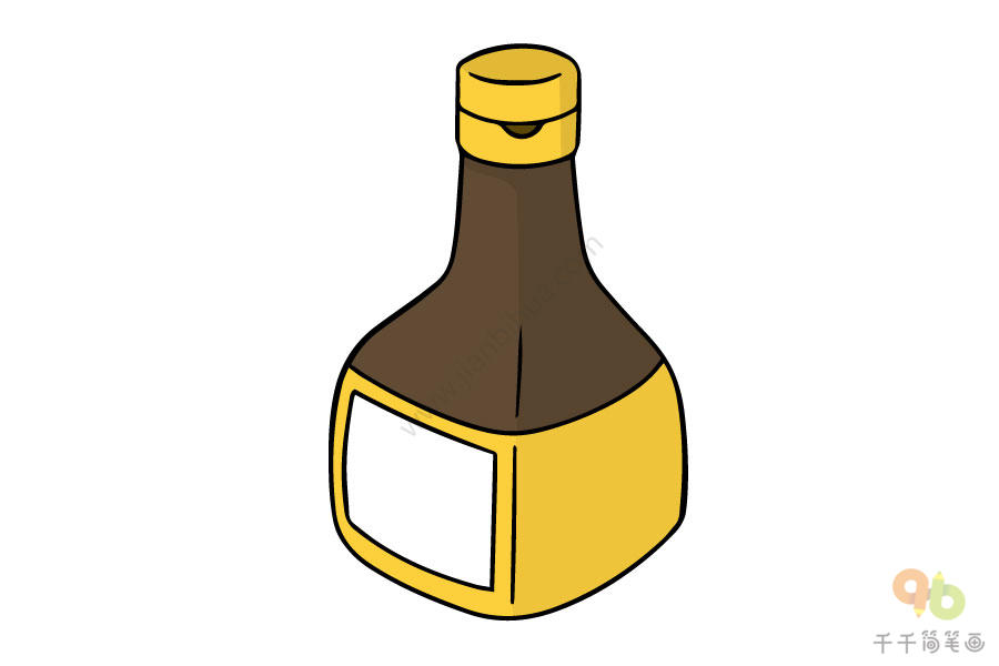 酱油瓶卡通画图片