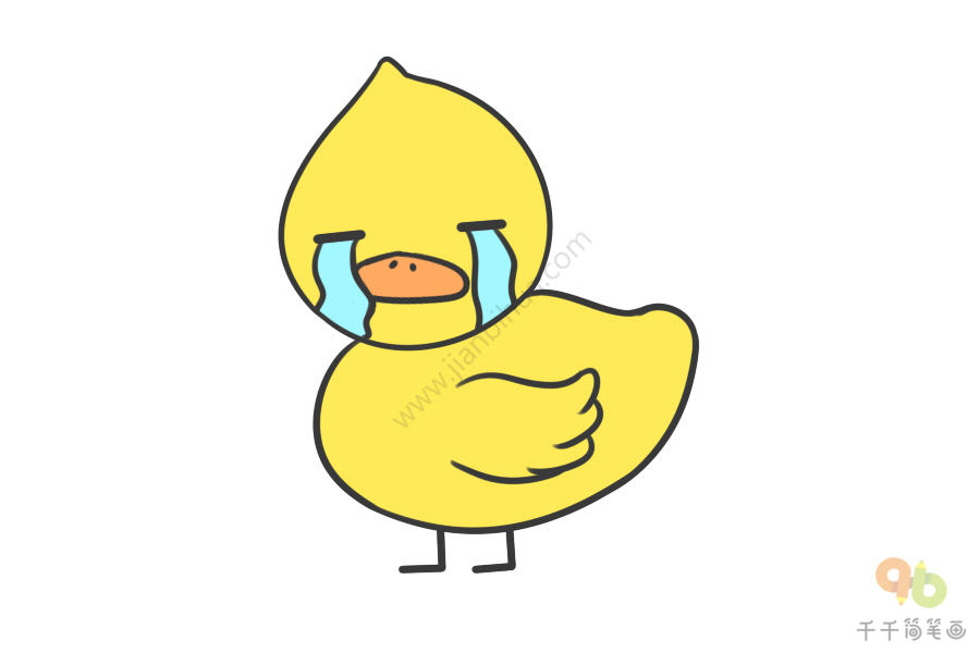 小鸭子哭了图片