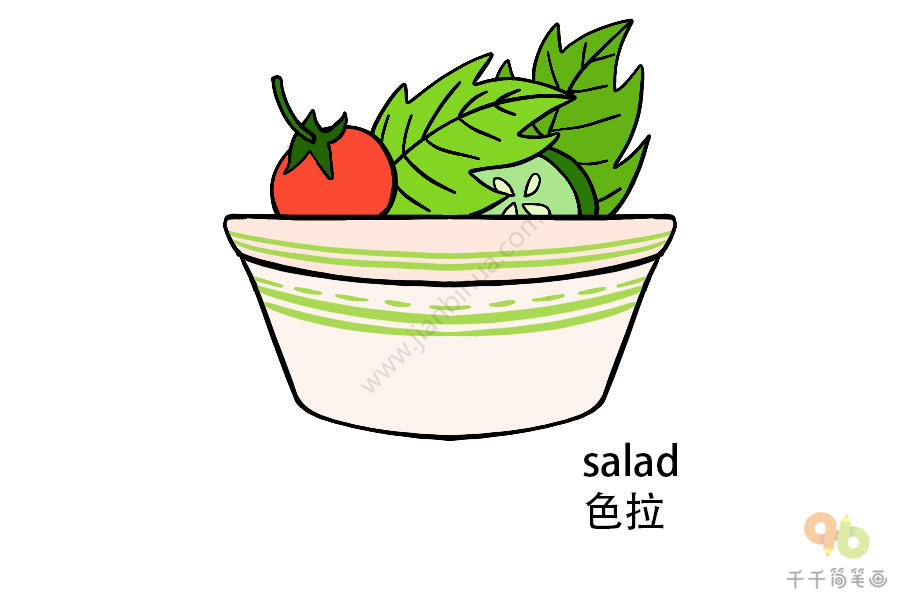 蔬菜沙拉用英语怎么说图片