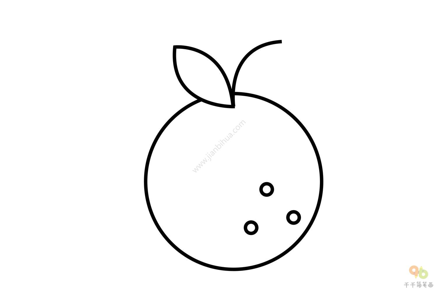 水果女孩橙子手绘插画图片-千库网