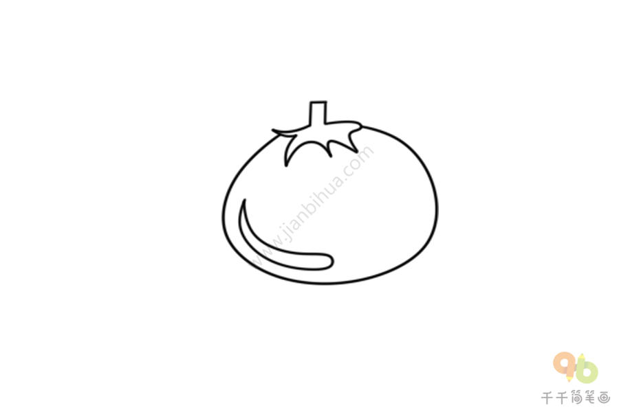 圆茄子画法图片