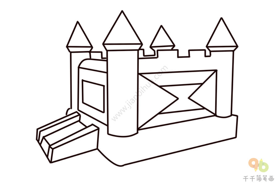 堡里的蹦床简笔画图片堡里的蹦床简笔画图片常见的蹦床简笔画常见的