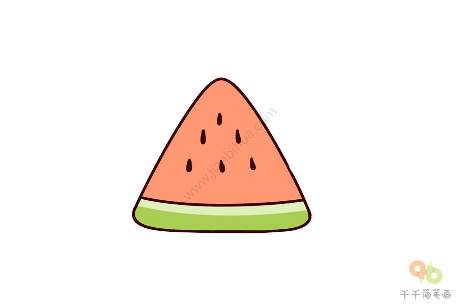 三角形的食物 简笔画图片