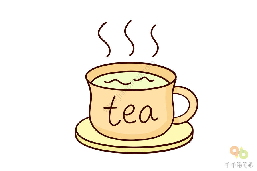 关于茶的图画(简单)图片