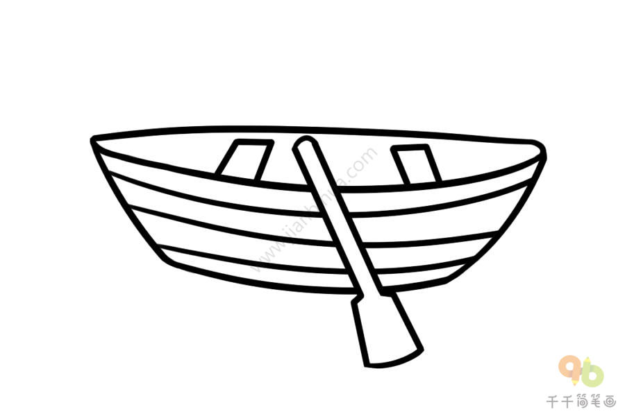 船的画法木船图片