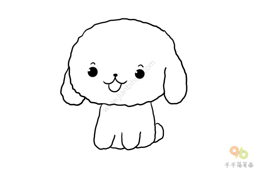 可爱的小狗简笔画教你画 可爱的小狗简笔画教你画 狗简笔画图片教你画
