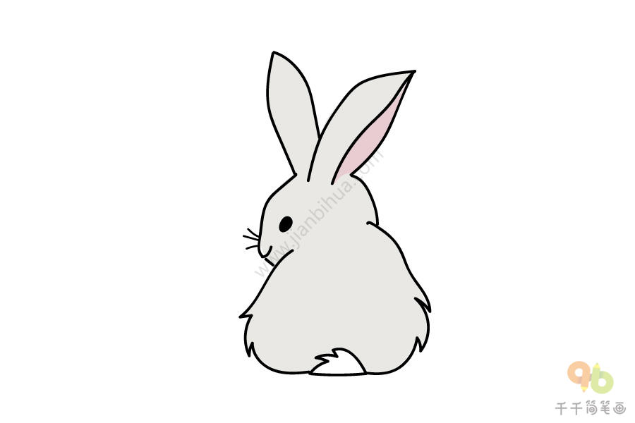 小兔简化图图片