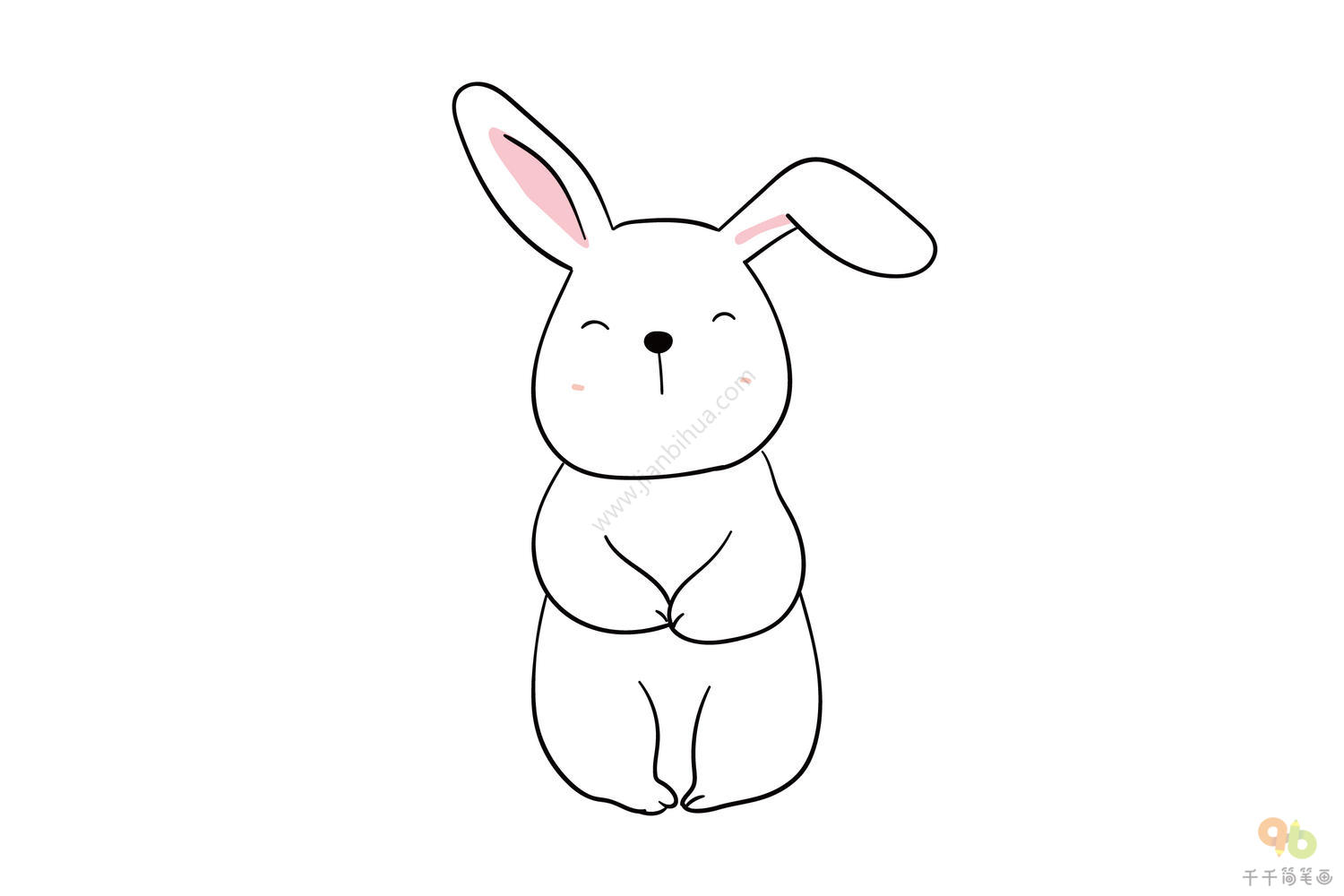 小兔子简画图大全图片